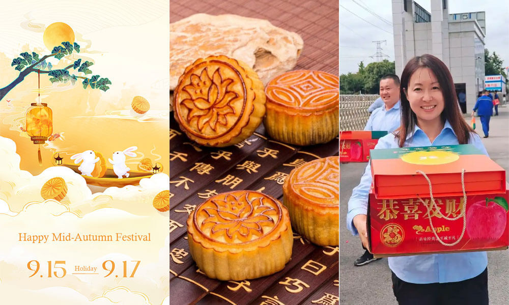 Latest company case about Sends Gifts and Mooncakes to Loyal Clients, Sharing Mid-Autumn Festival Blessings