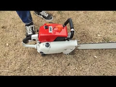 2 Stroke Single Cylinder Gasoline Chainsaw 4.8KW High Power 105cc Power Saw