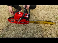 58CC Cordless 2 Stroke Gasoline Chainsaw 20 Inch Petrol Chainsaw For Cutting Wood