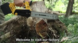 42V Lithium Battery Chainsaw 12 Inch Cordless Electric Chainsaw