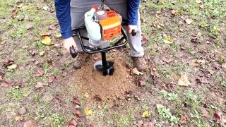 51.7cc 63.3cc Gasoline Earth Auger Post Hole Digger with Drill Bit