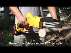 8 inch cordless chainsaw