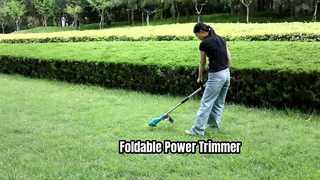 21V Cordless Grass Trimmer Foldable Power
