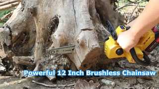 brushless motor 12 inch chainsaw