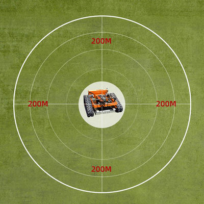Public Gasoline Powered Robotic Remote Control Lawnmower 4 Stroke