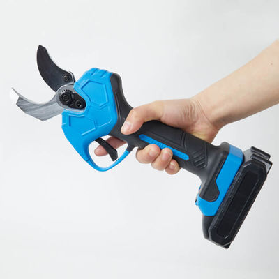 4 Gear Adjustable Cordless Pruner Shear 30mm Battery Powered Branch Cutter