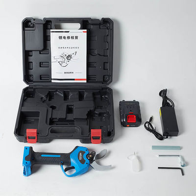 4 Gear Adjustable Cordless Pruner Shear 30mm Battery Powered Branch Cutter