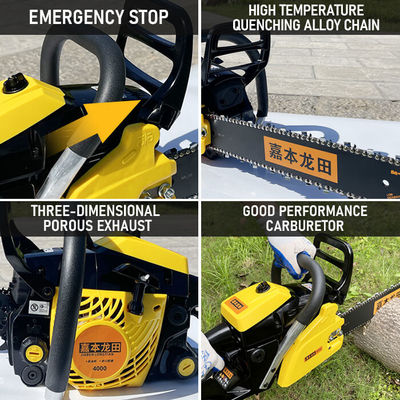 16inch Outdoor Forestry Woodworking Chainsaw 2 Stroke 42cc Gasoline