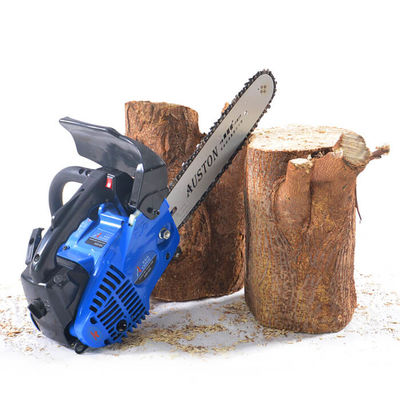 Portable Mini Top Handle Gas Chainsaw 25cc Petrol Saw For Cutting Trees