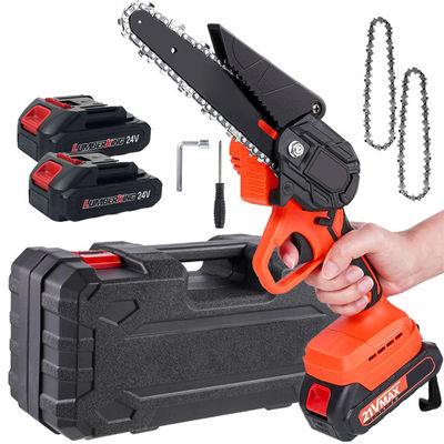 21V Pruning Saw Small Wood Spliting Machine Portable Mini Chainsaw 6 Inch