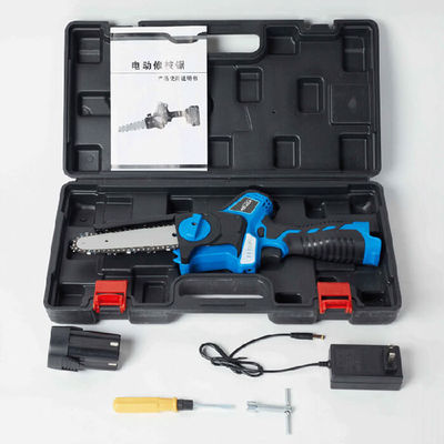 2 Battery Rechargeable Woodworking Chainsaw 6 Inch Tree Branch Electric Chainsaw