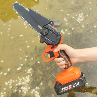 OEM 6 Inch Handheld Mini Chainsaw Lithium Portable Cordless 4 Inch Handheld Chainsaw