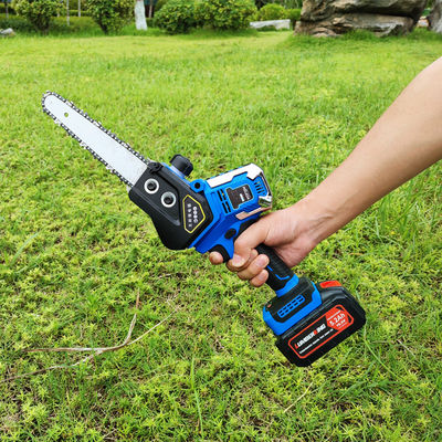 8'' Mini Cordless Chain Saw Lithium Battery Power Handheld Electric Chainsaw