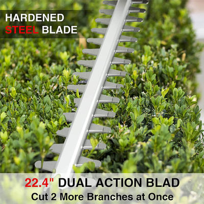 18IN-20IN Steel Blade Electric Hedge Trimmer 21V Cordless Battery Powered Hedge Trimmer