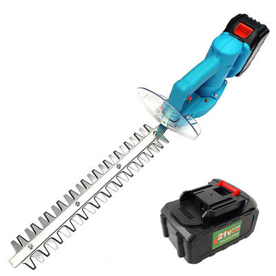 21V Garden Electric Hedge Trimmer Rechargeable Dual Blade Cordless Hedge Shears