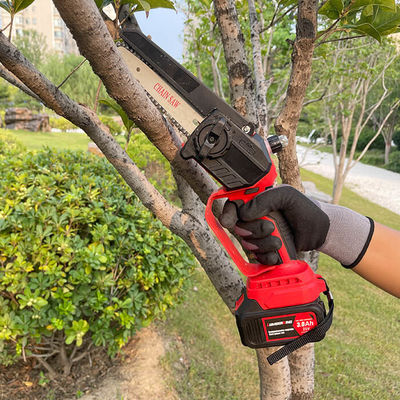 Regargable Mini Handheld Chainsaw Lithium Battery Powered Brushless Cordless 8 Inch