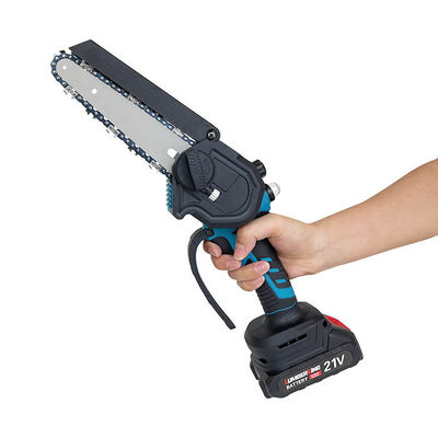 6 In Brushless Electric Cordless Portable Chain Saw Mini Battery Small For Tree Trimming