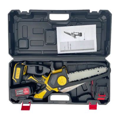 8" 650W Power Tools Handheld Chainsaw 21V Lithium Battery One-Handed Cordless Electric