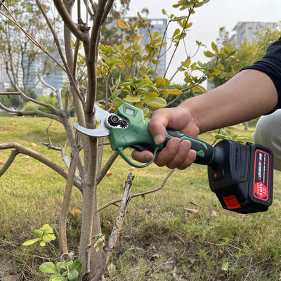 28mm Battery Powered Scissors Pruning Shears Electric Pruner Vineyard Cordless