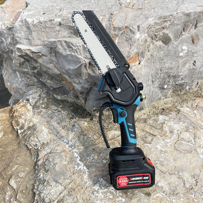 Portable Handheld Cordless Battery Chain Saw Mini 6 Inch Electric Chainsaw Wireless