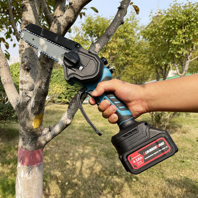 Ergonomic Handle 6 Inch Small Handheld Battery Powered Chainsaw Cordless