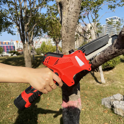 Brushless Lithium Electric Chain Saw Rechargeable Cordless Handheld Portable  6"