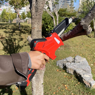6 Inch Lithium Handheld Mini Chainsaw Household Small Cordless Portable 16.8v Electric