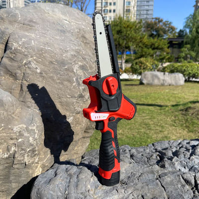 Brushless Lithium Electric Chain Saw Rechargeable Cordless Handheld Portable  6"