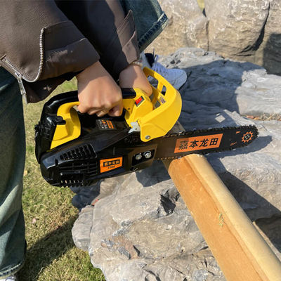 Portable Garden Tools Chain Saw Small Petrol 25.4CC 2500 12'' 11000r/Min