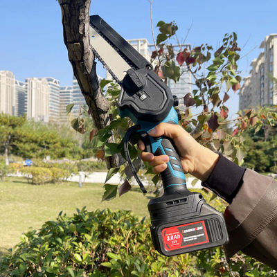 Portable Handheld Cordless Battery Chain Saw Mini 6 Inch Electric Chainsaw Wireless