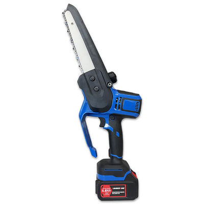 Lightweight 21v Battery Hand Held Chain Saw Portable With 8 Inches Bar