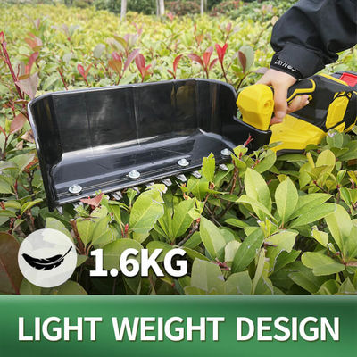 Yellow 21v Battery Mini Tea Plucking Machine With Brushless Motor