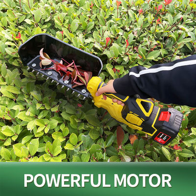 Yellow 21v Battery Mini Tea Plucking Machine With Brushless Motor
