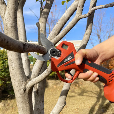 40mm Electric Pruner Shears , Cordless Pruning Shears With Digital Display