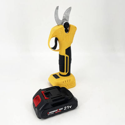 28MM Diameter Electric Pruning Shear Garden Scissors 21V Lithium Battery Cordless Cutting Machine