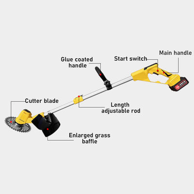 Wholesale Professional Electric Brush Cutter Garden Lawn Mower 21V
