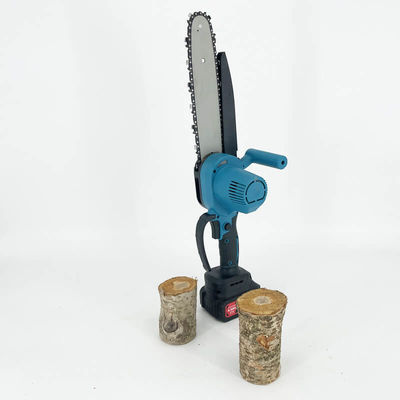 12-Inch Hand Held Battery Operated Cordless Chainsaw For Gardening Cutting