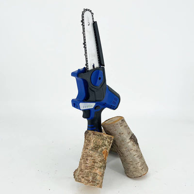 Portable Handheld 6'' Bar Professional Tool Mini Cordless Electric Chain Saw  Battery Powered