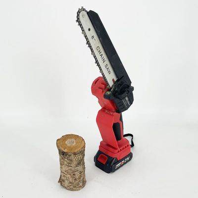 One-Hand Saw 8-Inch Mini Chainsaw Small Household Lithium Power