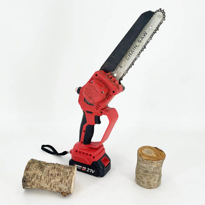 Wholesale 8'' 20V Portable Cordless Battery Power Handheld Small Chainsaw With Security Lock