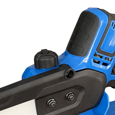 Professional Battery 8 Inch Handheld Mini Chainsaw Electric 21v Blue