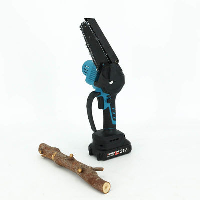 Lithium Battery Powered 6-Inch Charging Single Handheld Small Portable Electric Chainsaw For Cutting Trees
