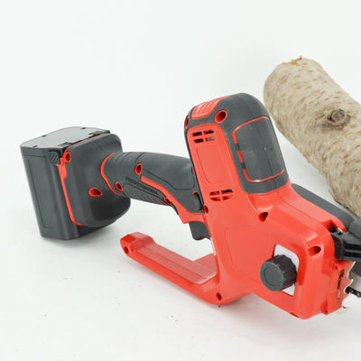 24V Mini 6-Inch Electric Chainsaw Cutting Household Small Handheld Cordless Tools