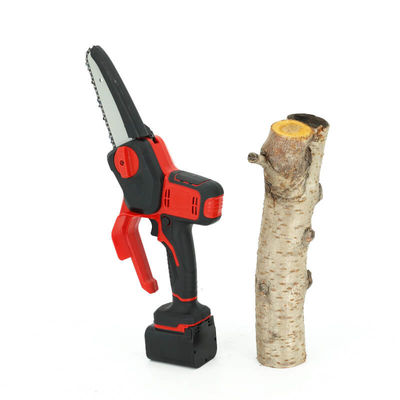 6'' 21V Battery Powerful Pruning Mini Chainsaw Machines Handheld Electric Tree Woodworking