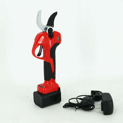 Professional Brushless Cordless Electric Red 21V Power Pruner for Gardening
