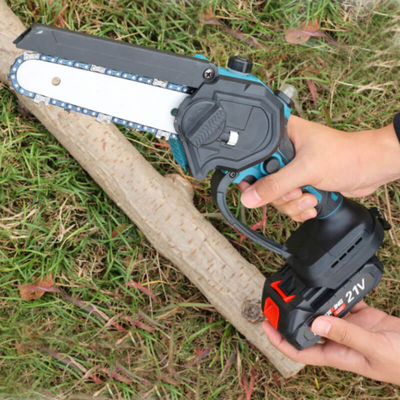 OEM Brushless 6 Inch Portable Chain Saw Electric Battery Mini Chainsaw