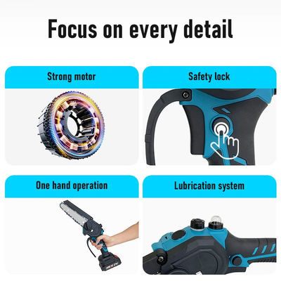 High Quality Portable Electric Chainsaw Cordless With Two Batteries
