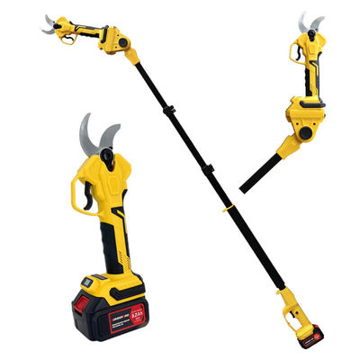 Garden Electric Shears LED Display Tree Branch Cordless Pruning With Two Rechargeable Batteries