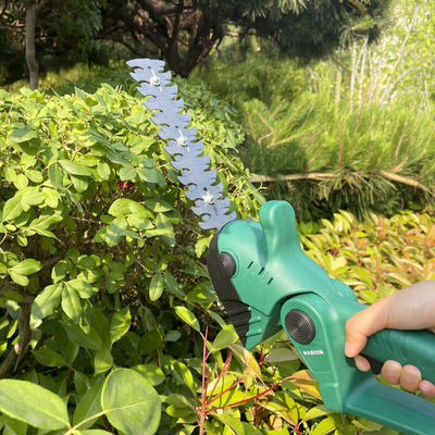 Rechargeable Lithium Hedge Trimmer with Interchangeable Heads for Precision Cutting