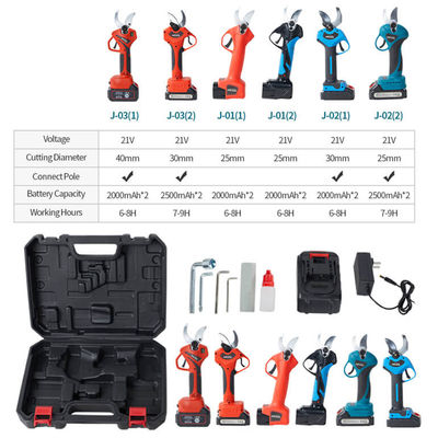 Cordless Portable Fruit Tree Pruner Kit Rechargeable Lithium Battery Electric Pruning Shears Garden